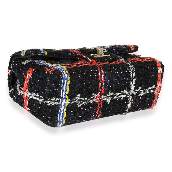 Chanel Black Multicolor Tweed Mini Rectangular Flap Bag - Picture 3 of 7